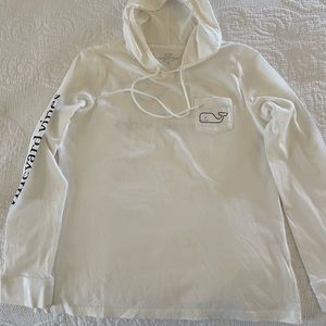 Hooded vineyard vines hooded shirt long sleeve <3